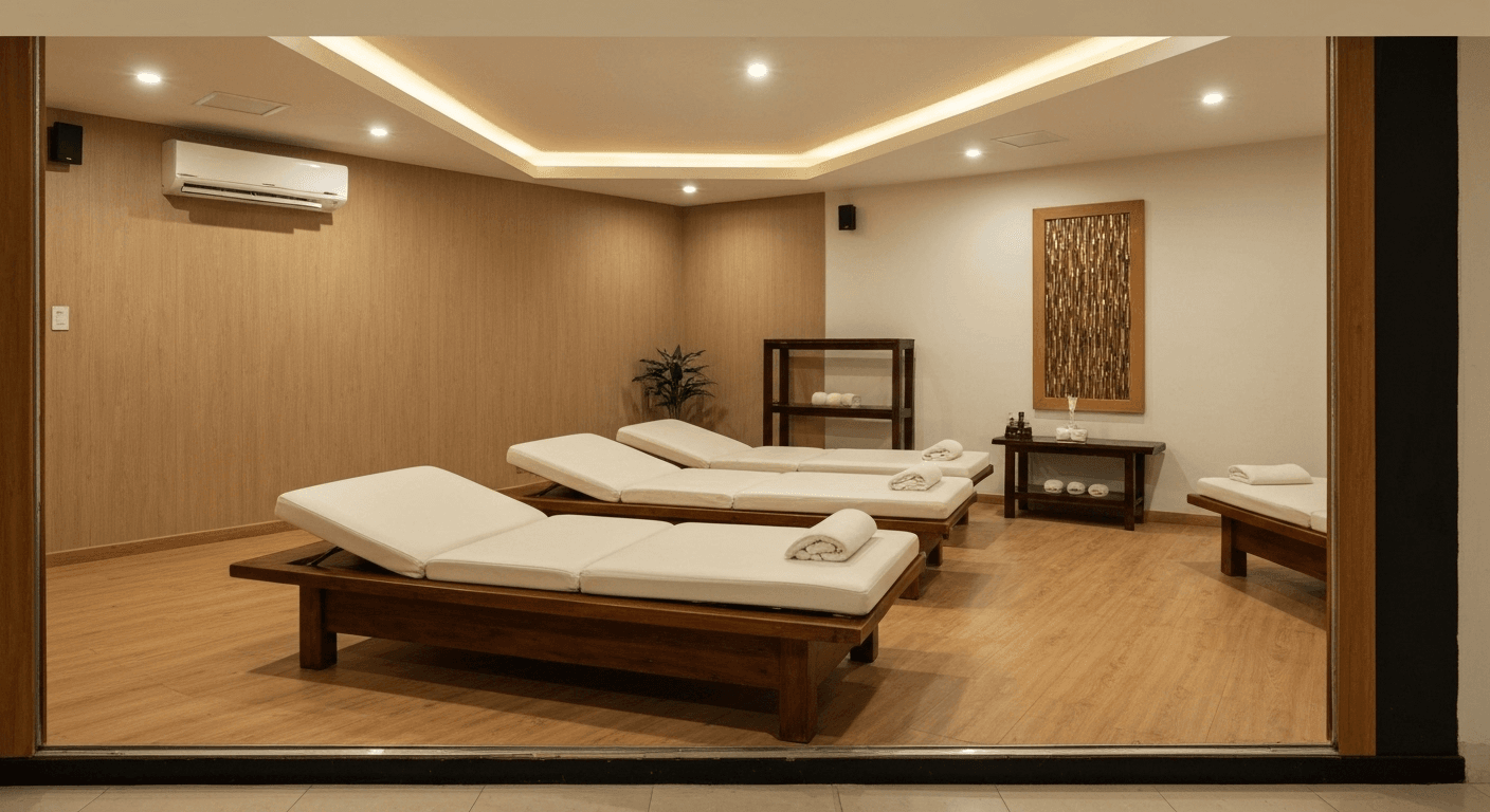 Suasana pijat relaksasi